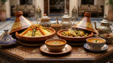 المطبخ المغربي: سيمفونية الذوق والتاريخ - موسوعة شاملة للأسرار والتقاليد وفنون الطهي العريقة