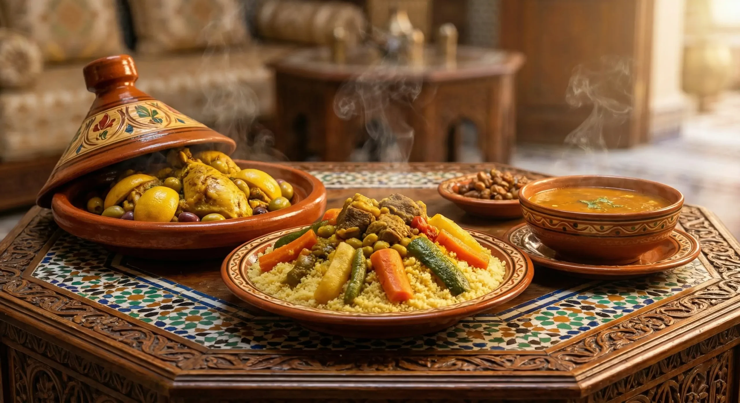 المطبخ المغربي: سيمفونية الذوق والتاريخ - موسوعة شاملة للأسرار والتقاليد وفنون الطهي العريقة