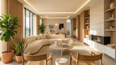 تقرير شامل عن هندسة الديكور والتصميم الداخلي: الأسس العلمية الحديثة، والتحسين الرقمي